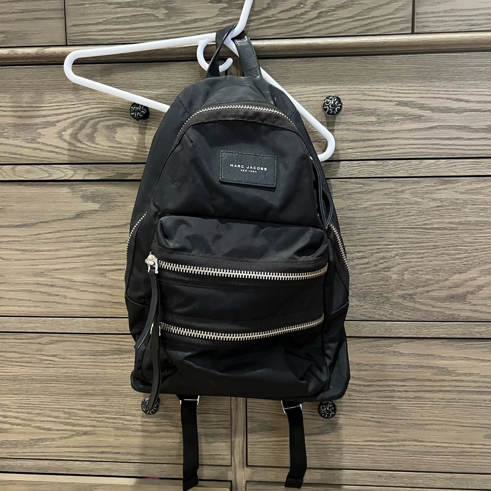 Marc Jacobs Black Nylon Backpack